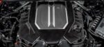 Audi C8 RS6 RS7 Black Carbon Engine Cover Gloss - Image 3