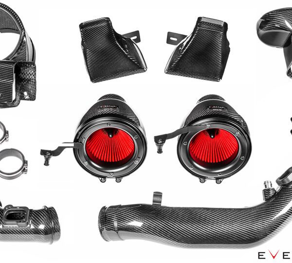 BMW F8X M3/M4 V2 Full Black Carbon intake with SEALED Carbon ducts