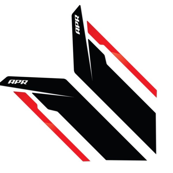 APR Sideburns - Black APR / Red Stripe