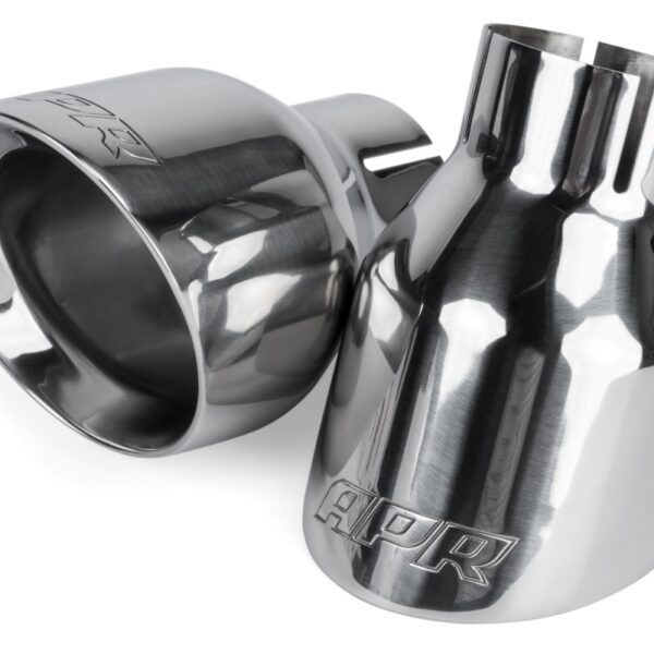 APR Double-Walled 4" Slash-Cut Tips (Polished) - Set of 2