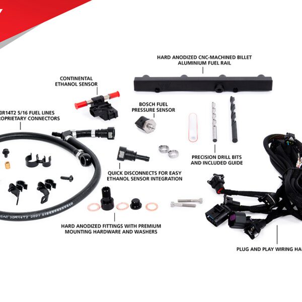 Unitronic MPI Fuel Rail Upgrade Kit w/o Injectors for MQB EA888.3