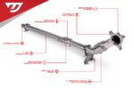 Unitronic 2.0 TSI Gen1 (FWD) 3-inch Downpipe
