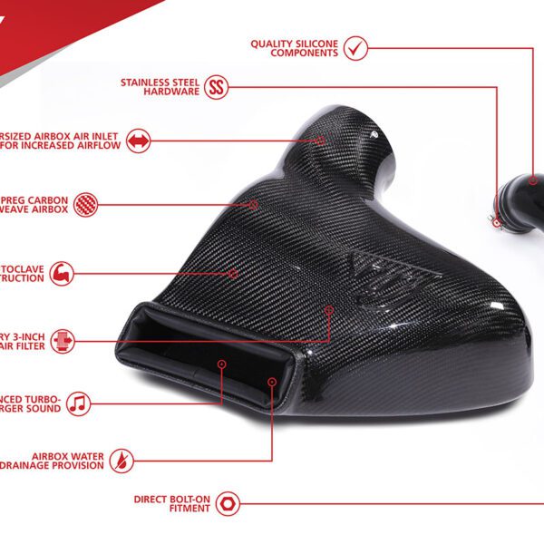 Unitronic Carbon Fiber Intake System for Tiguan MK2 2.0 TSI