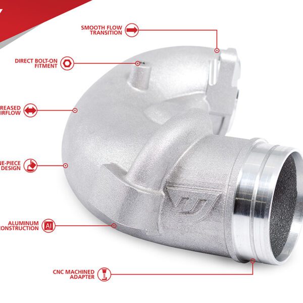 Unitronic 3" Turbo Inlet Elbow for 2.5TFSI EVO